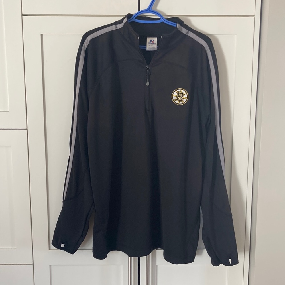 Russell Athletic NHL Quarter Zip Sweater - Boston Bruins